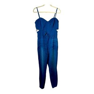 Denim xoxo jumpsuit NWT